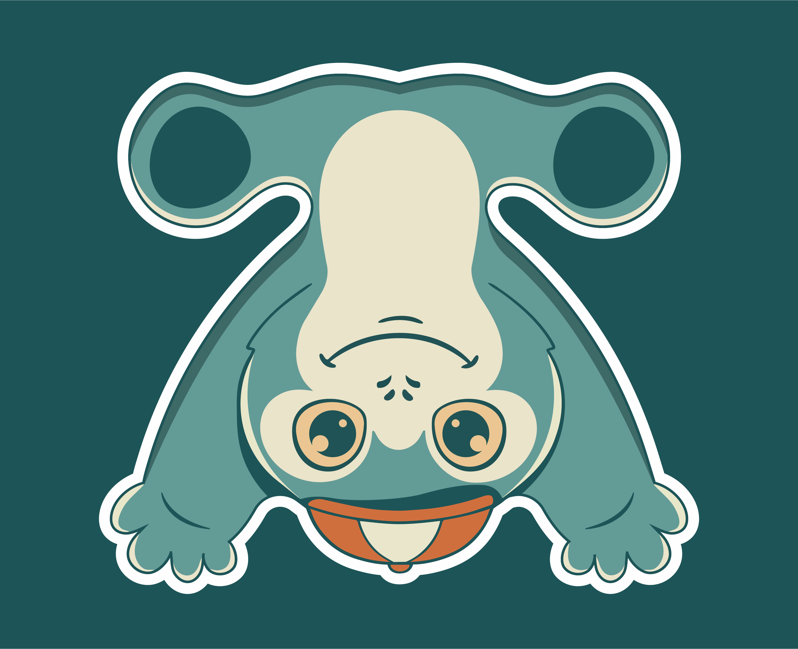 Sticker mascotte