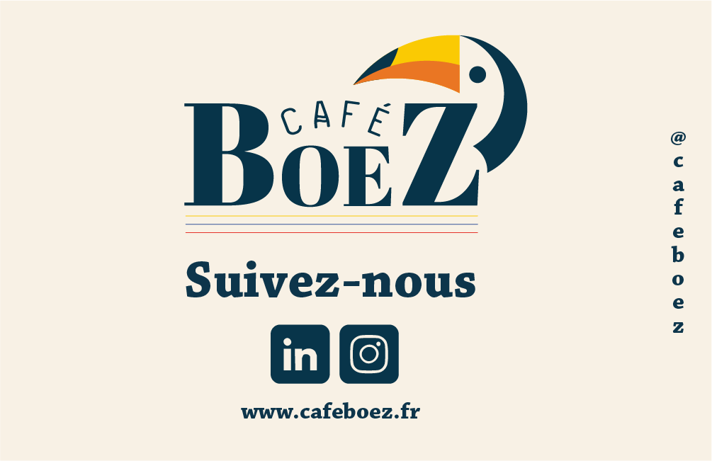 Carte de visite Café Boez Recto